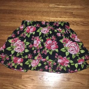 floral skirt